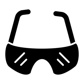 Eye Protector Glyph Icon