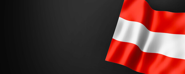The flag of Austria - obrazy, fototapety, plakaty