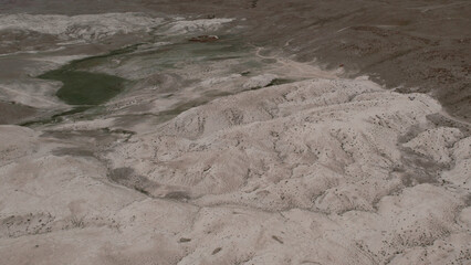 Sand dune landscape in Altai also called as Moon valley