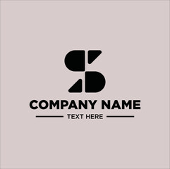 logo geometric illustration line art vector design
