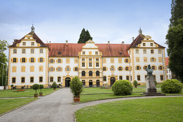 Fototapeta na wymiar exteriors of Salem abbey, bavaria, germany