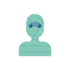 Bandit vector Flat Icon Design illustration. Halloween Symbol on White background EPS 10 File