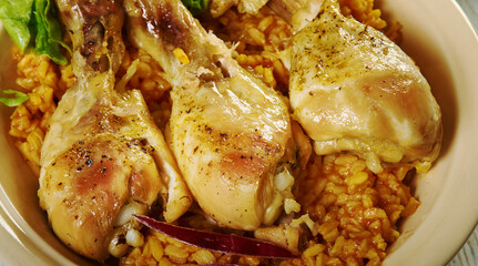 Tunisian Poulet Meshi