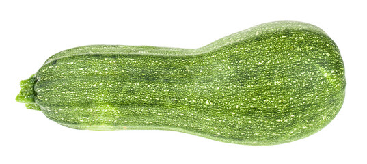 Zucchini isolated on white background.
