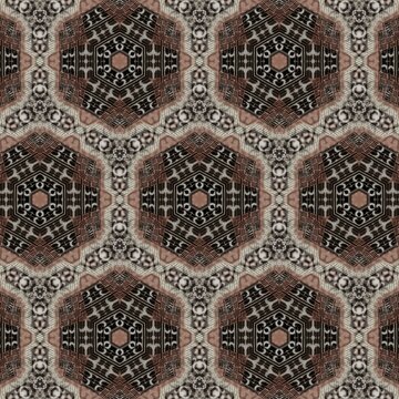 Luxury mixed motifs design for decoupage paper, wrapper, floor carpet and textile fabric printing. Abstract curly line pattern background for interior wall, ceramic tiles, area rugs printing
