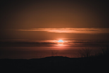 Sonnenuntergang in Dänemark