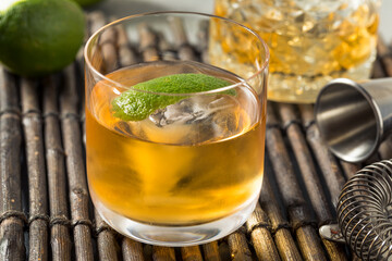 Boozy Cold Rum Old Fashioned