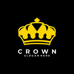 crown logo vector design template