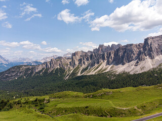 Fototapeta premium Vista delle Dolomiti Bellunesi
