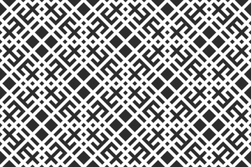 Black and white geometric background.