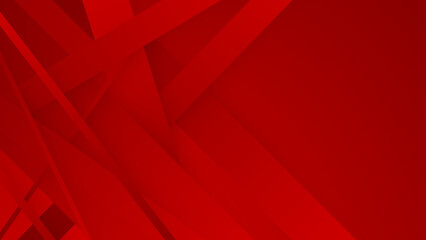 Fototapeta premium Abstract lines pattern technology on red gradients background