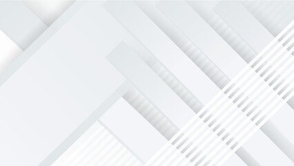 Modern geometric shapes white and grey background. Design decoration concept for web layout, poster, banner, app background, business presentation, and social media template