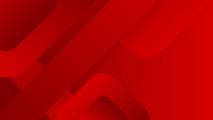 Fototapeta premium Abstract geometric red background