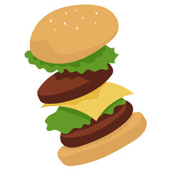 HAMBURGER Sticker