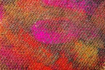 Paint on canvas- abstract background. Pattern fabric