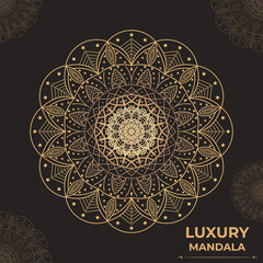 Creative Modern Luxury Mandala Design Template vector