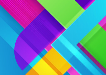 Colourful abstract background. Modern abstract covers, minimal covers design. Colorful geometric background, vector illustration.