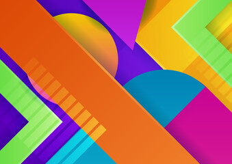 Colourful abstract background. Modern abstract covers, minimal covers design. Colorful geometric background, vector illustration.