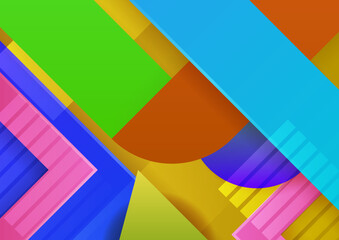 Colourful abstract background. Modern abstract covers, minimal covers design. Colorful geometric background, vector illustration.