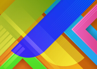 Colourful abstract background. Modern abstract covers, minimal covers design. Colorful geometric background, vector illustration.