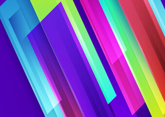 Colourful abstract background. Modern abstract covers, minimal covers design. Colorful geometric background, vector illustration.