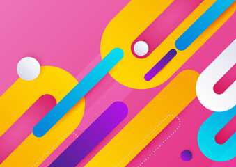 Colourful abstract background. Modern abstract covers, minimal covers design. Colorful geometric background, vector illustration.
