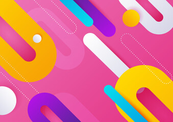 Colourful abstract background. Modern abstract covers, minimal covers design. Colorful geometric background, vector illustration.