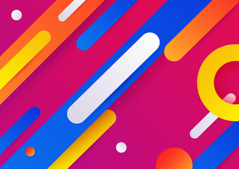 Colourful abstract background. Modern abstract covers, minimal covers design. Colorful geometric background, vector illustration.