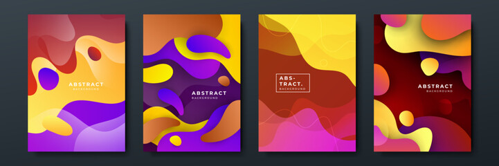 Colourful abstract background for poster, cover, brochure, presentation, annual report. Colorful geometric background, vector illustration. Modern wallpaper design for social media, idol poster.