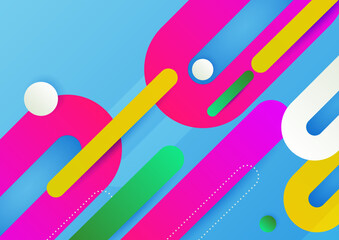 Colourful abstract background. Modern abstract covers, minimal covers design. Colorful geometric background, vector illustration.