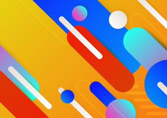 Colourful abstract background. Modern abstract covers, minimal covers design. Colorful geometric background, vector illustration.