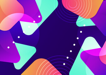 Colourful abstract background. Modern abstract covers, minimal covers design. Colorful geometric background, vector illustration.