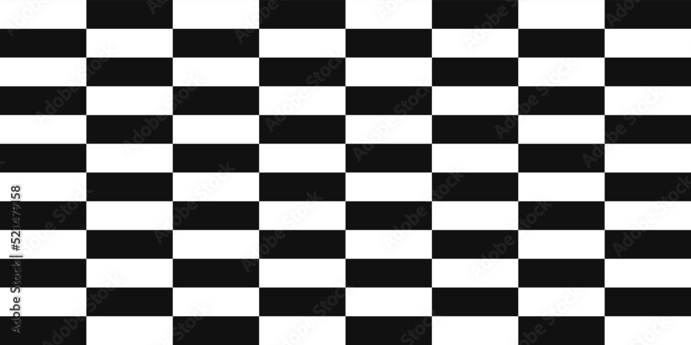 Poster checkers from rectangles. simple chess vector. decor and decoration, seamless print.