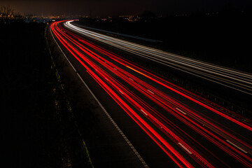 Fototapeta na wymiar Motorway Lights 