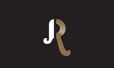 Luxurious Monogram Initial JR