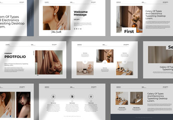 Portfolio Presentation Layout