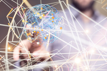 internet net and data digital concept.