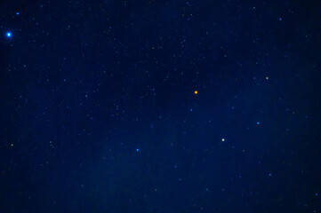 Stars on background of the night starry sky. Milky Way, galaxies and universes on a dark blue...