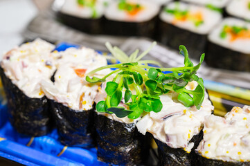 ホッキ貝サラダ軍艦 © kikisora