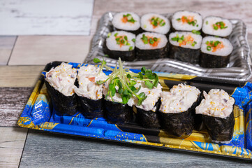 お惣菜の巻き寿司
