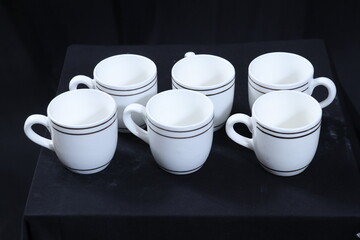 cups on the table