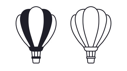Hot air balloon vector icon © oxinoxi