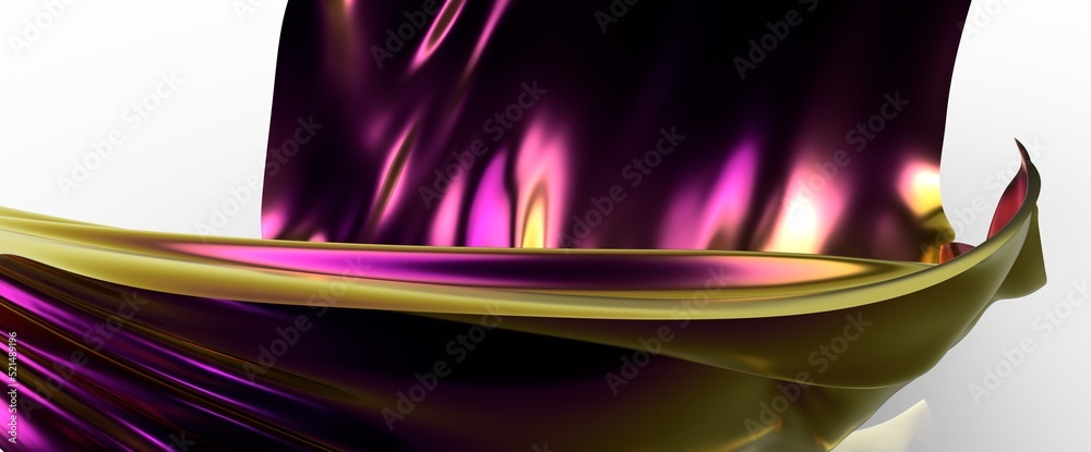 Poster Abstract fluid gradient shape flowing