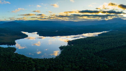 Yacht in a beautiful national park on holiday	
