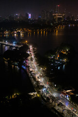 Hanoi Nighttime Cityscape - 521498143