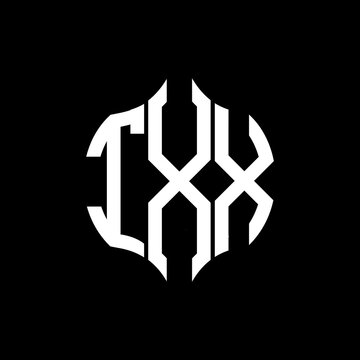 IXX letter logo. IXX best black background vector image. IXX Monogram logo design for entrepreneur and business.
