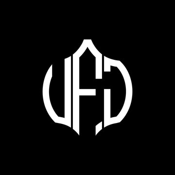 VFJ letter logo. VFJ best black background vector image. VFJ Monogram logo design for entrepreneur and business.
