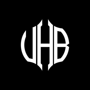 VHB letter logo. VHB best black background vector image. VHB Monogram logo design for entrepreneur and business.
