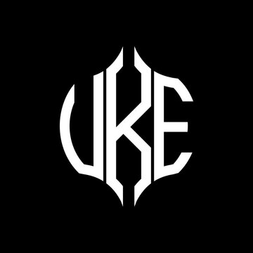 VKE letter logo. VKE best black background vector image. VKE Monogram logo design for entrepreneur and business.
