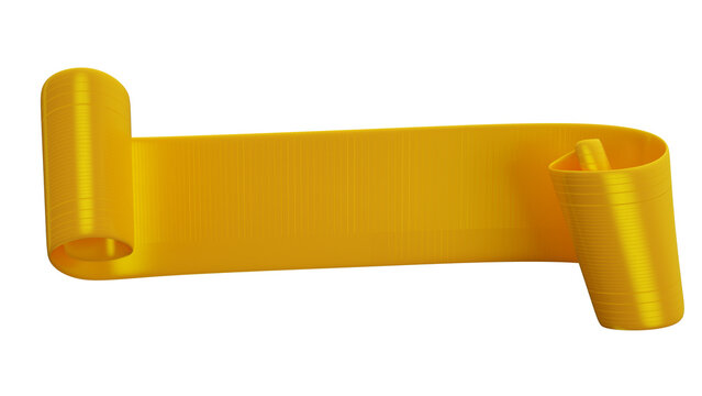 Faixa 3d isolada para adicionar texto